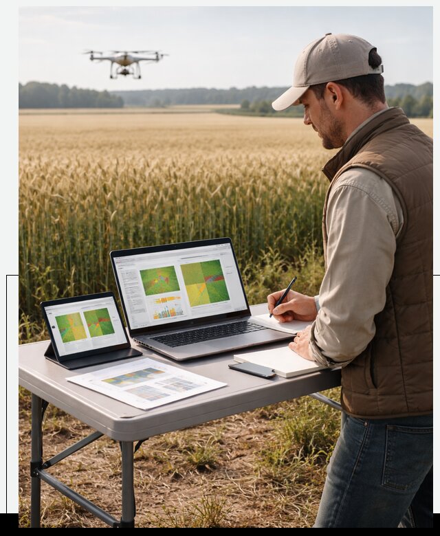 Система AI прогнозирования урожайности для точных агрономий в Ртищеве
