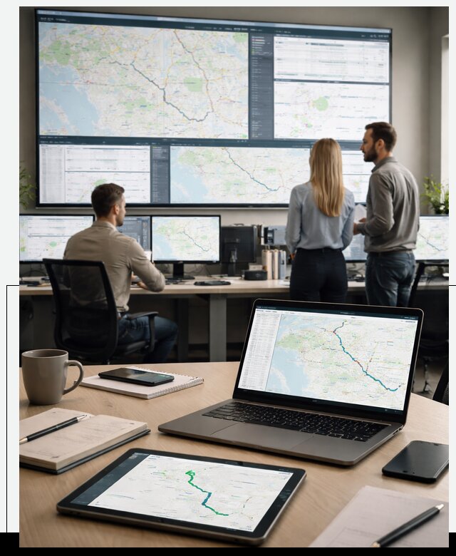 Трекинг грузов и Fleet Management, мониторинг автопарка в Ртищеве